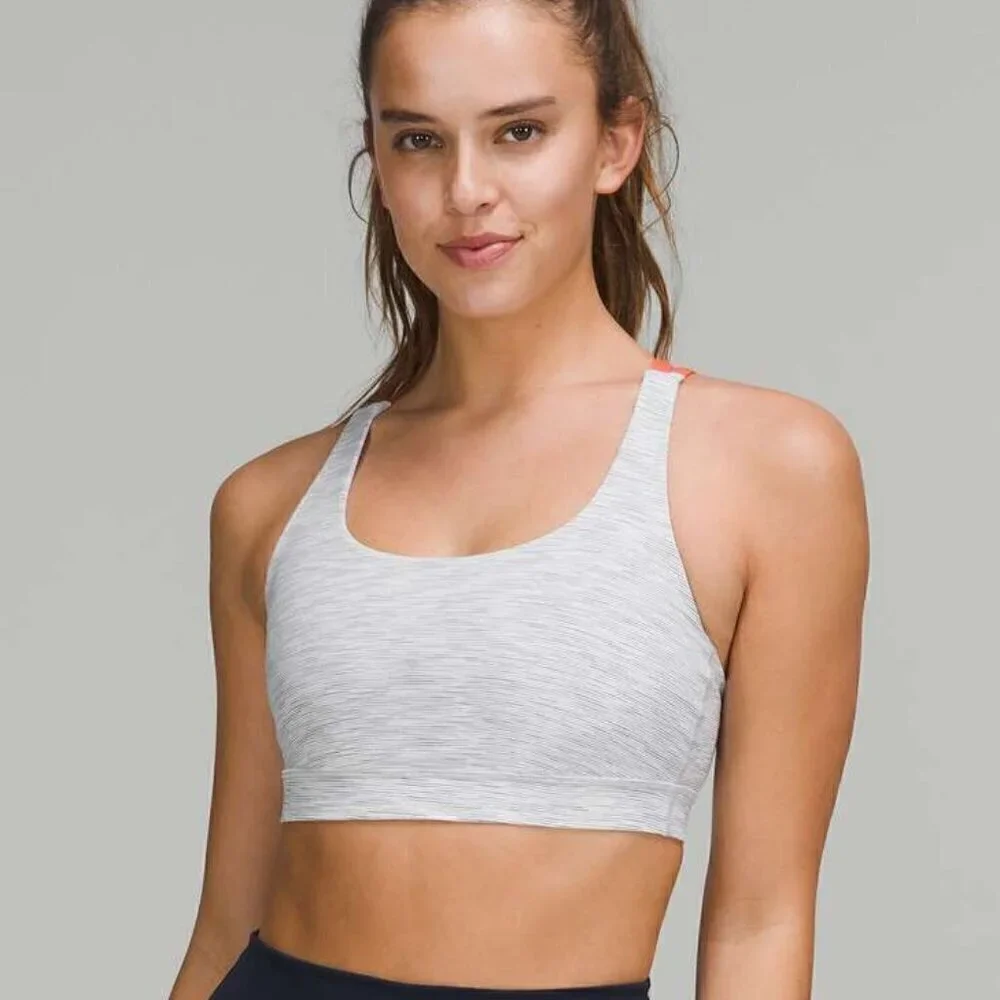 NWT Lululemon Energy Bra *Medium Support, B–D Cups - 4 Wee Are From Space Nimbus